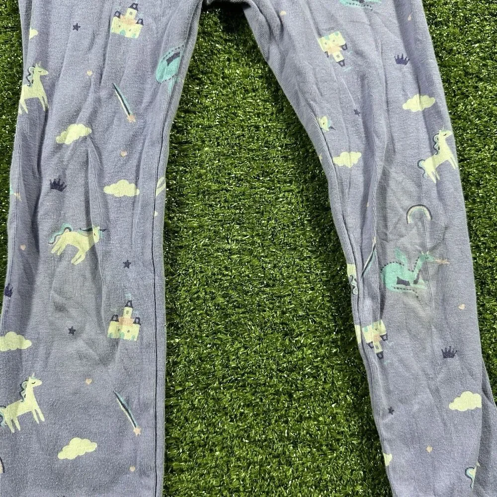 Old Navy Girls Toddler Unicorn Dragon Crown Print Pajama Set 5T